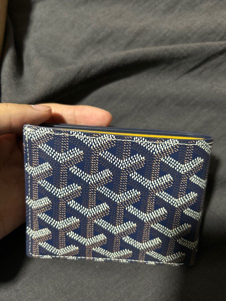 Goyard wallet navy shop