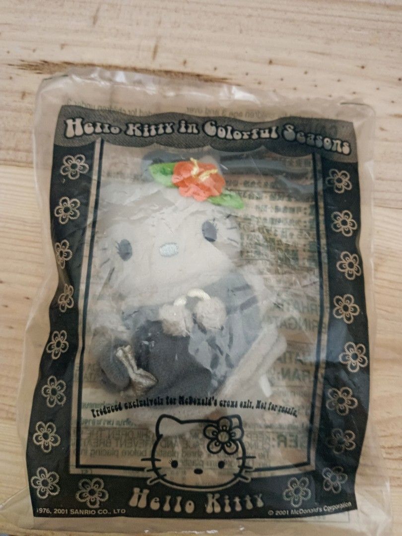 Hello Kitty 頭戴小花可愛吊飾