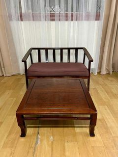 Imported solid wood sofa