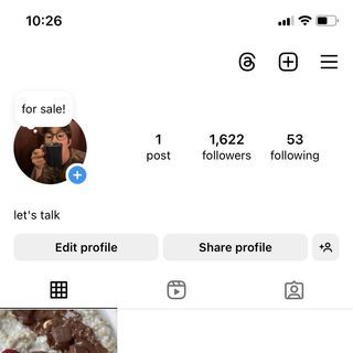 instagram account for sale!