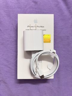 Iphone 15 Pro - Max  35W Usb C power adapter  Usb C to C Cable