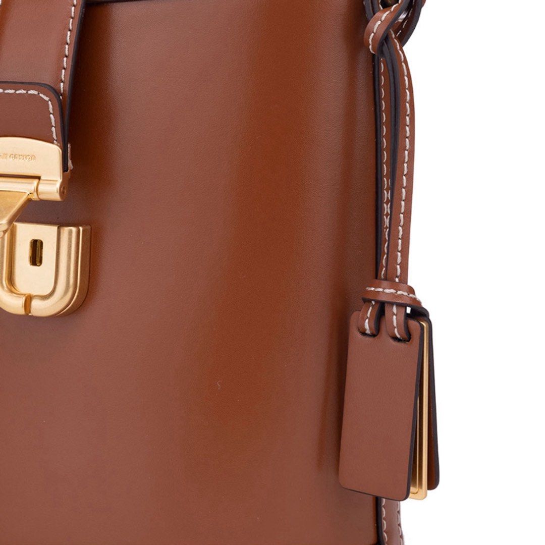 JOY GRYSON Serendipity Bucket Bag - Wood Brown, Women's