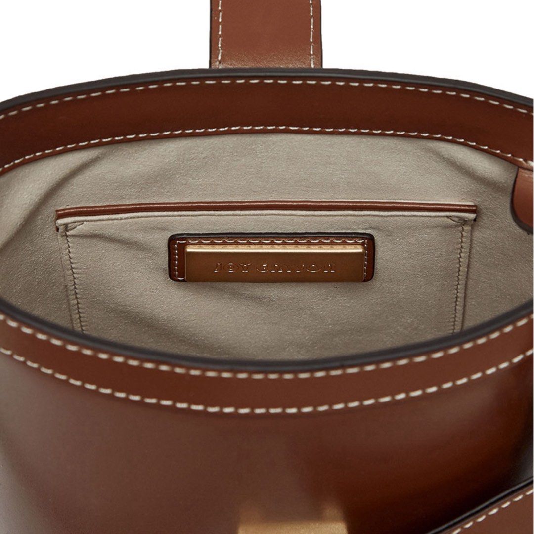 JOY GRYSON Serendipity Bucket Bag - Wood Brown, Women's