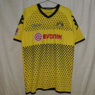 Kappa Evonik Dortmund 27 Soccer/Football Jersey (Yellow) Medium (fits best Large)  L27 x W21