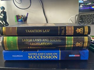 Law books tax succession labor