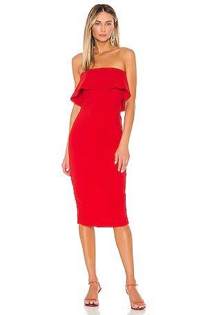 Likely Red Ruffles Gown