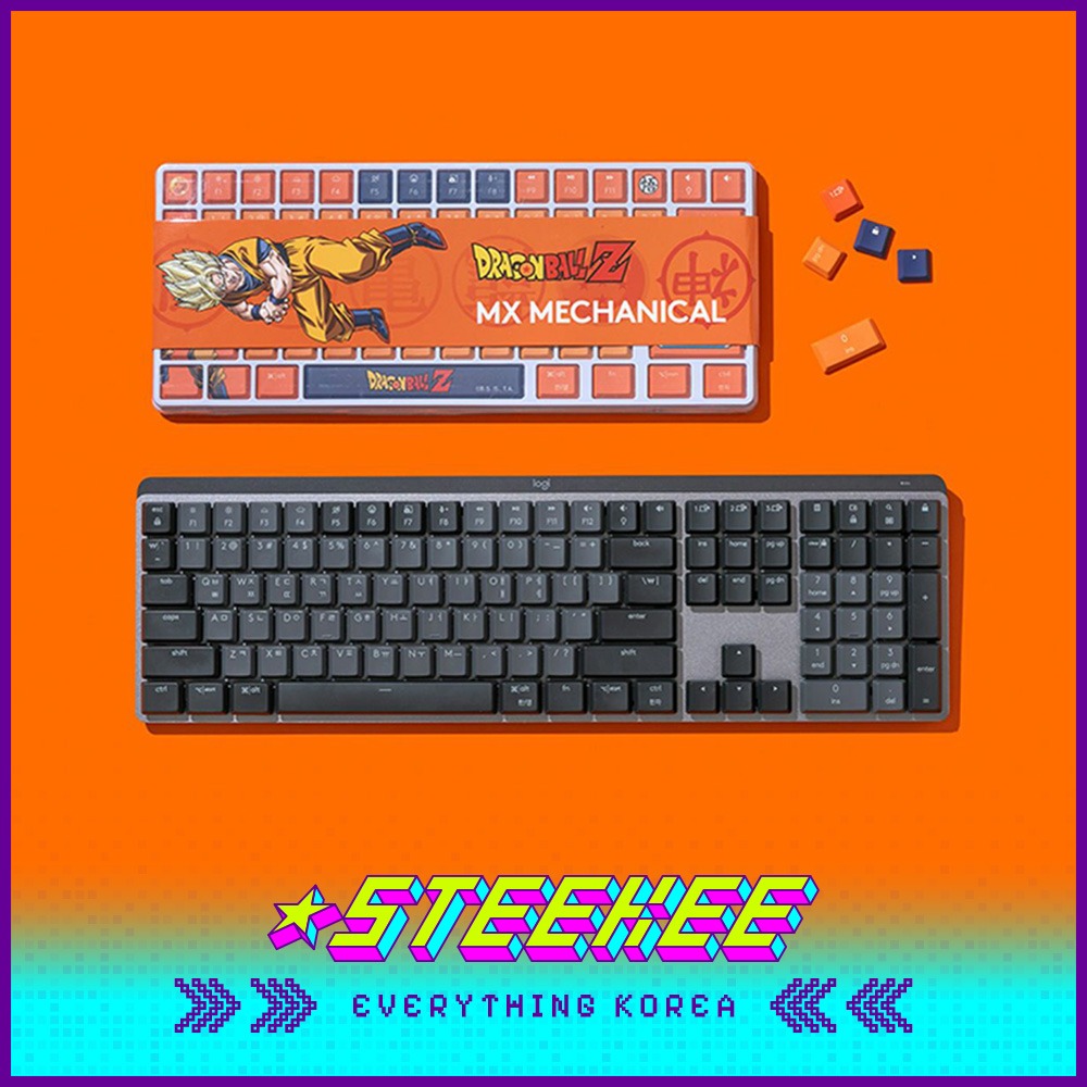 Logitech MX Mechanical x Dragonball Z Keycaps By Steekee Korea 1935, Computers & Tech, Parts
