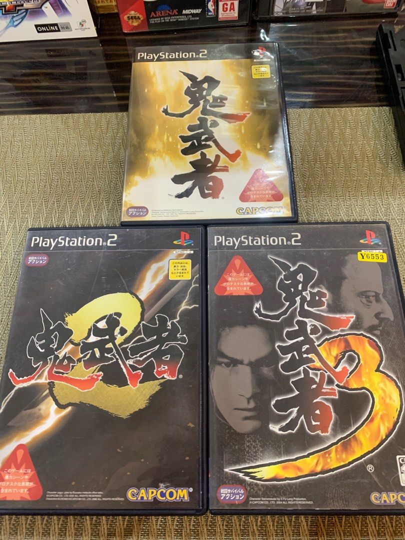 Lot Of 3 PS2 Onimusha 1 2 3 Game Set Japan Import PlayStation 2 Japanese,  Video Gaming, Video Games, PlayStation on Carousell