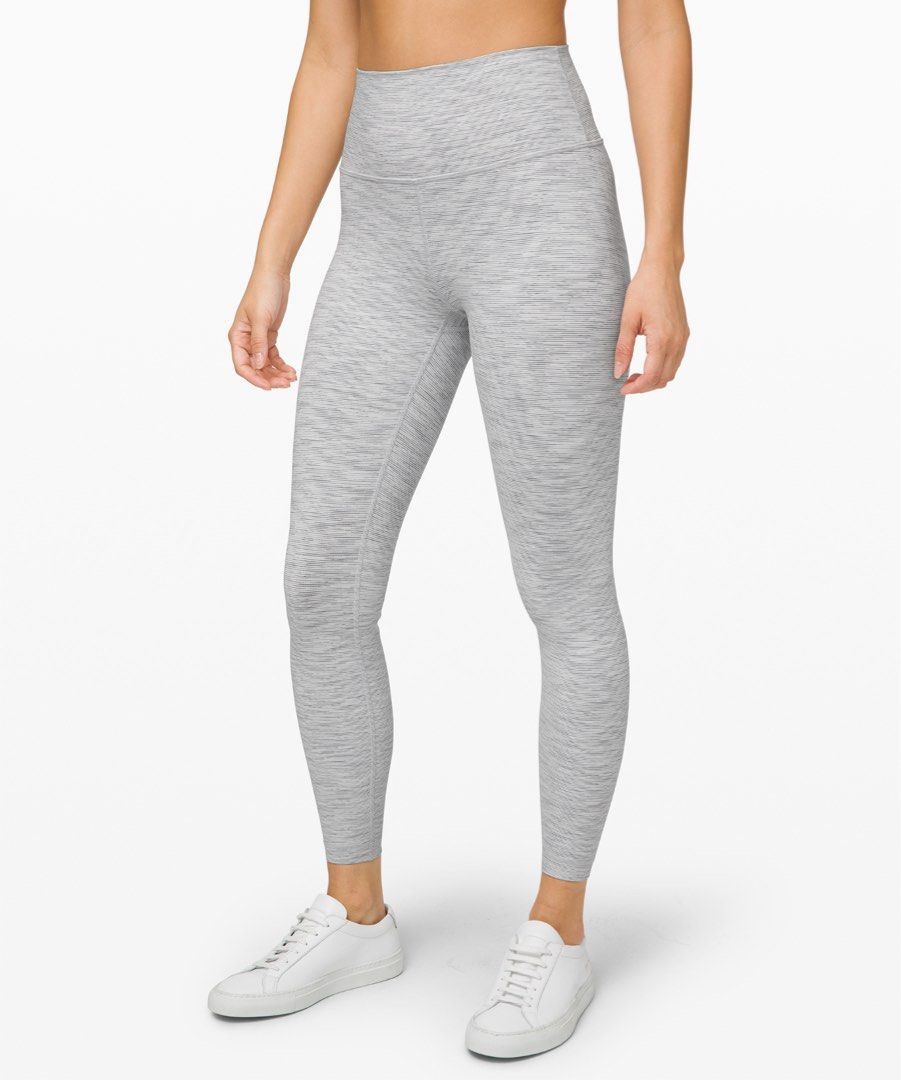 INSTOCK Lululemon 25In Align HR leggings Light Grey Women s Fashion Activewear on Carousell