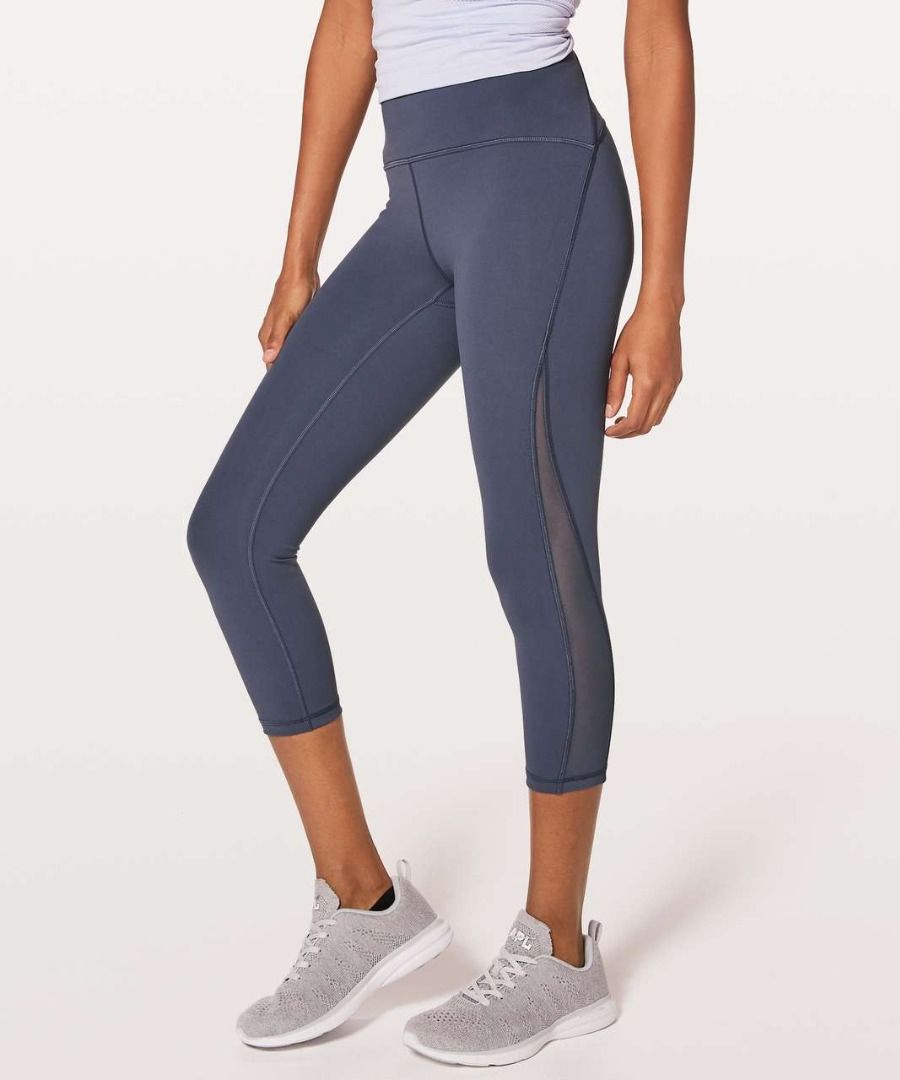 Lululemon Train Times Crop 21 in Dazed Women s Fashion Activewear on Carousell