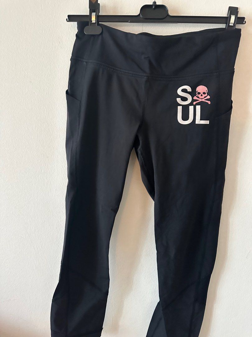 Lululemon crop leggings with side pockets outlet
