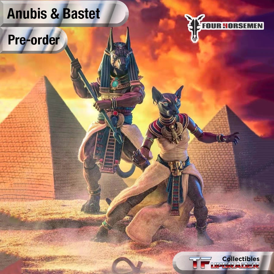 May 2024] Four Horsemen Figura Obscura Gods of Ancient Egypt Anubis & Bastet,  Hobbies & Toys, Toys & Games on Carousell