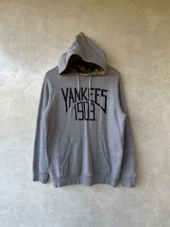 MLB NY YANKEES 1903 EBROIDERED SCRIPT PULLOVER HOODIE