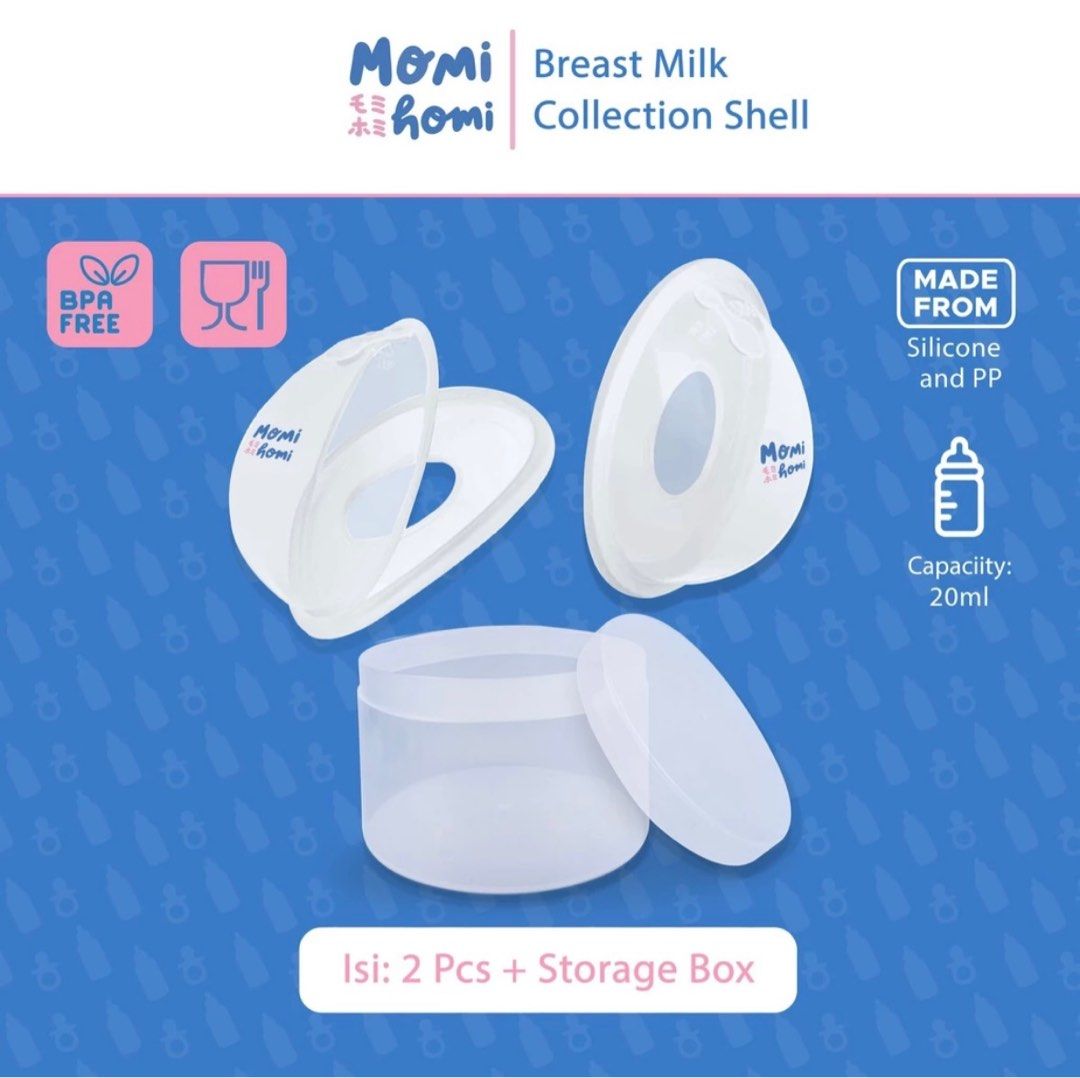 Milk Collection Shell MOMI HOMI Breast Milk Collection Shell (isi 2), Bayi & Anak, Perawatan ...