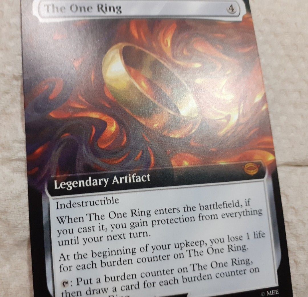MTG LOTR 2023 The One Ring 380 EA non foil, Hobbies & Toys, Toys & Games on  Carousell
