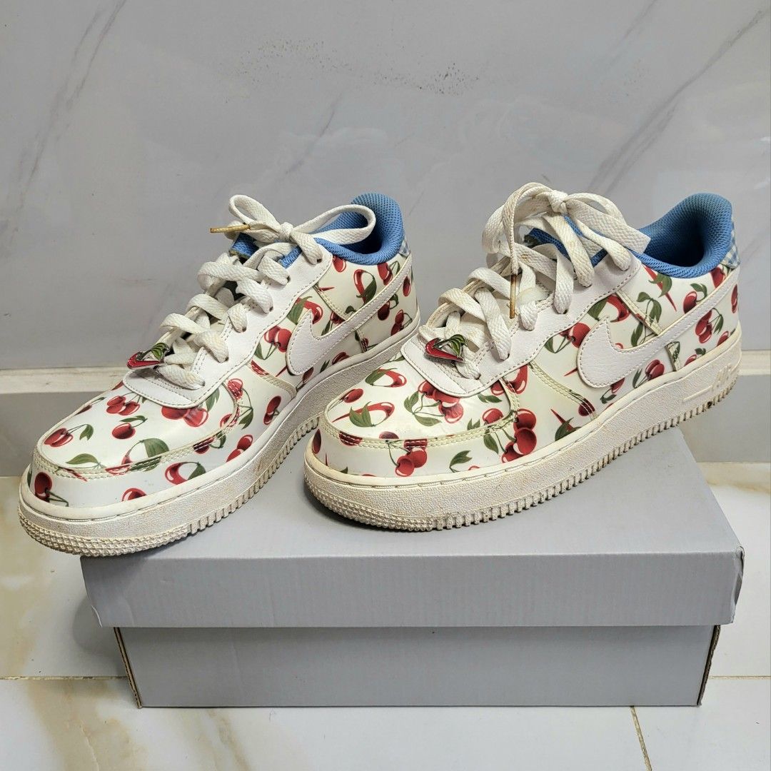 Nike Air Force 1 cherry sneaker sports shoes with box. Size UK6 Eur39 Women s Fashion Footwear Sneakers on Carousell