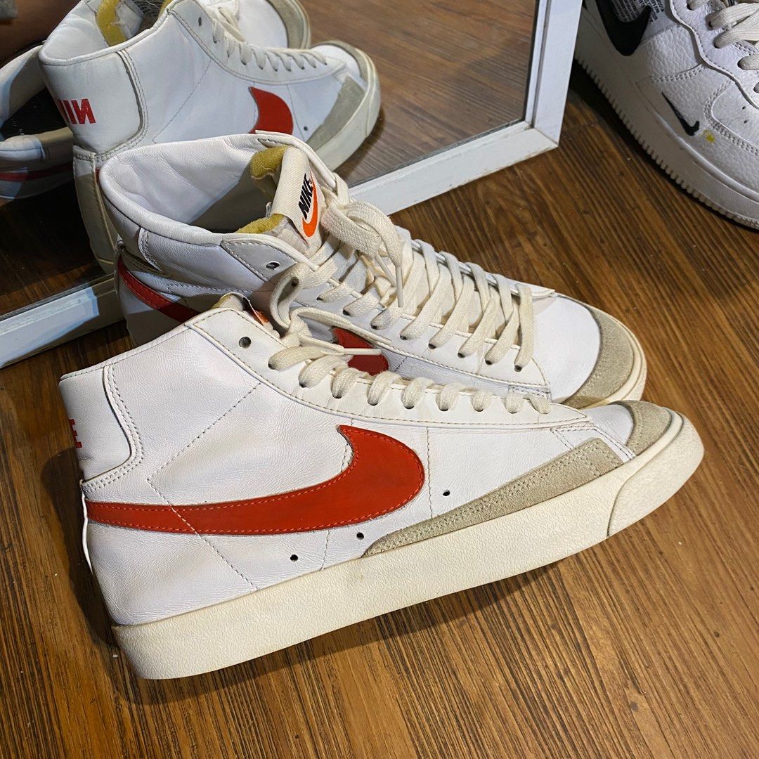 High Top Air Blazer 77 Nike Blazer Mid 77 Vintage White Red