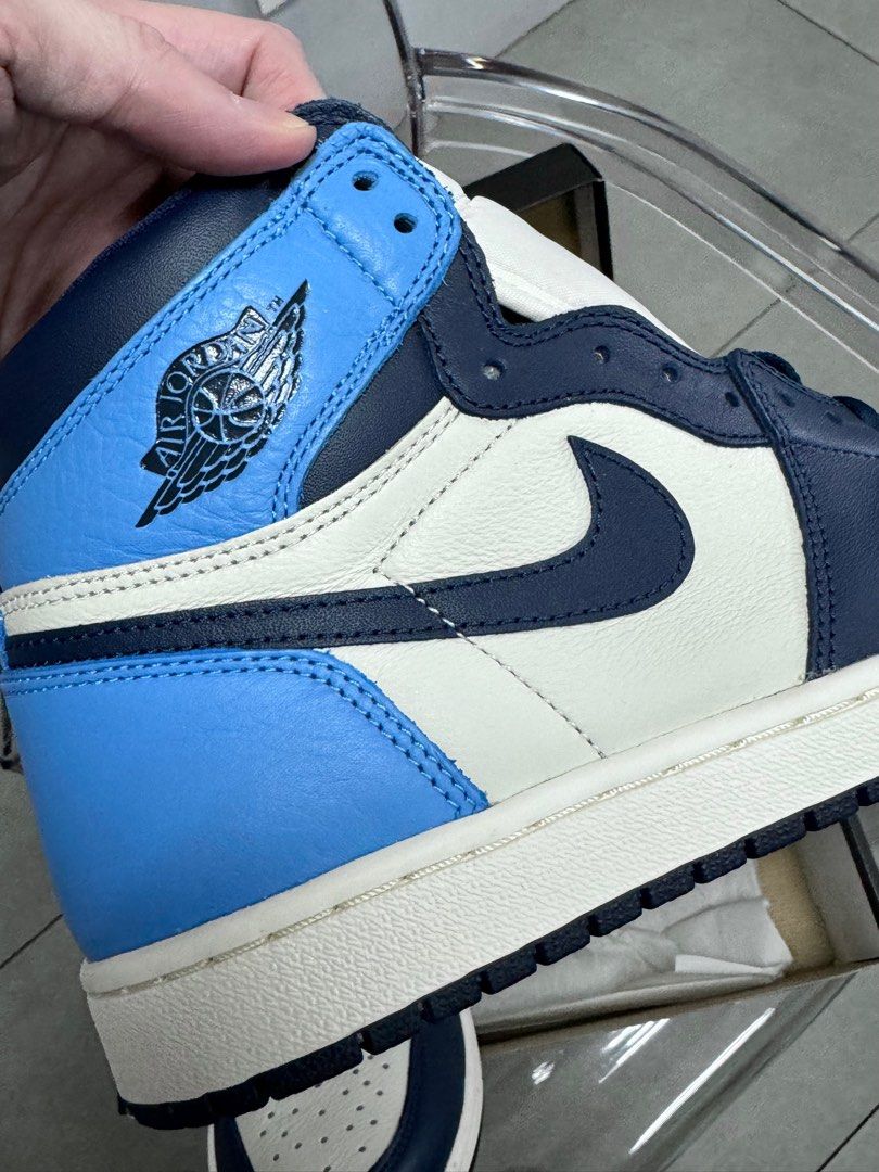 Nike Jordan 1 High Obsedian OG (Category: Sneakers) located in Pasig City. Submitted by den111 (Listing ID 1304306904, Image 3). Description: For Sale Only Nike Jordan 1 High Obsedian OG Size: 8 Brandnew With original receipt.
