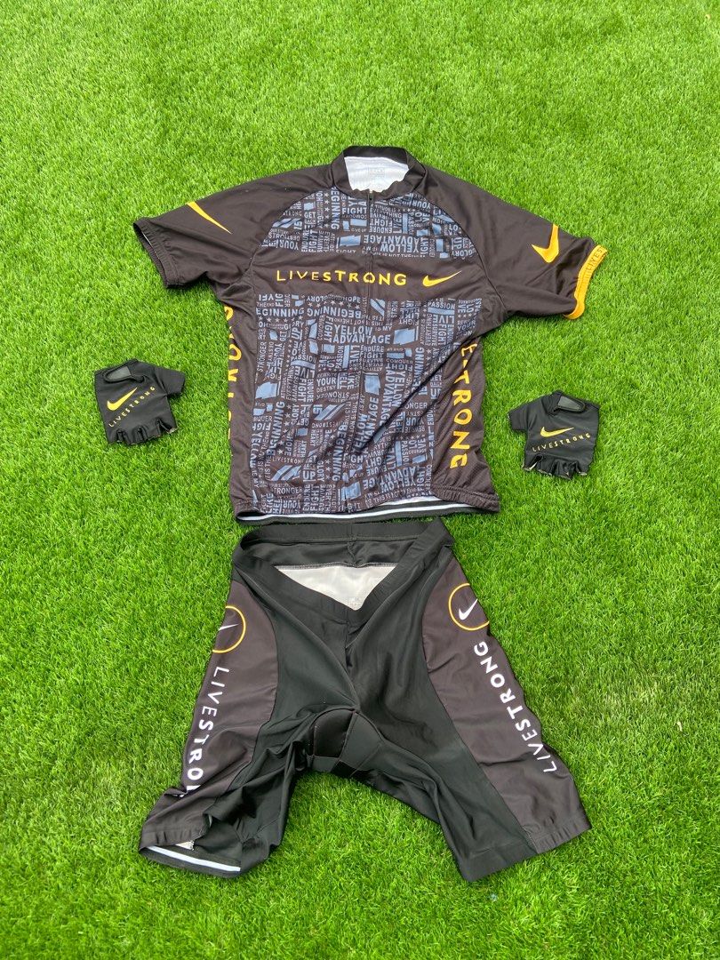 Nike livestrong cycling jersey outlet