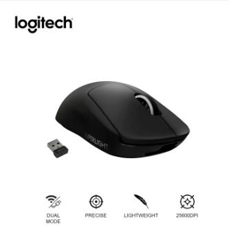 🆕ONHAND‼️ LOGITECH G PRO X SUPERLIGHT WIRELESS GAMING MOUSE (Category: Mouse & Mousepads) located in Manila. Submitted by gigaware (Listing ID 1304306212, Image 3). Description: Game Changer in Your Hand: LOGITECH G PRO X SUPERLIGHT - Precision Unleashed! 📌SPECIFICATIONS ● Brand: Logitech ● Model: PRO X ● Wired/Wireless: Dual mode (Wireless 2.4Ghz, Braided Wired Detachable Type-C) ● Battery Life: 70h ● Available Colors:White, Black ● Number of 