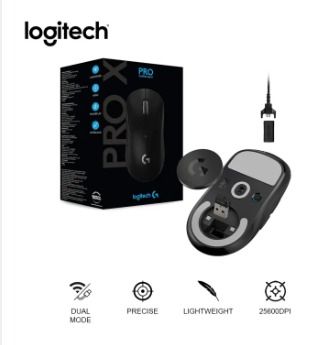 🆕ONHAND‼️ LOGITECH G PRO X SUPERLIGHT WIRELESS GAMING MOUSE (Category: Mouse & Mousepads) located in Manila. Submitted by gigaware (Listing ID 1304306212, Image 2). Description: Game Changer in Your Hand: LOGITECH G PRO X SUPERLIGHT - Precision Unleashed! 📌SPECIFICATIONS ● Brand: Logitech ● Model: PRO X ● Wired/Wireless: Dual mode (Wireless 2.4Ghz, Braided Wired Detachable Type-C) ● Battery Life: 70h ● Available Colors:White, Black ● Number of 