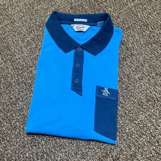 Original Penguin - Large -Heritage Slim Fit - Blue Polo Shirt
