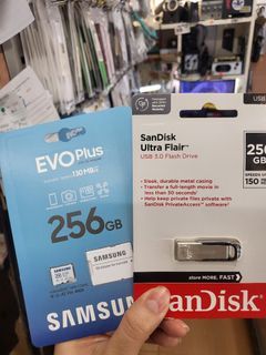 Original Samsung card SanDisk 256gb USB drive