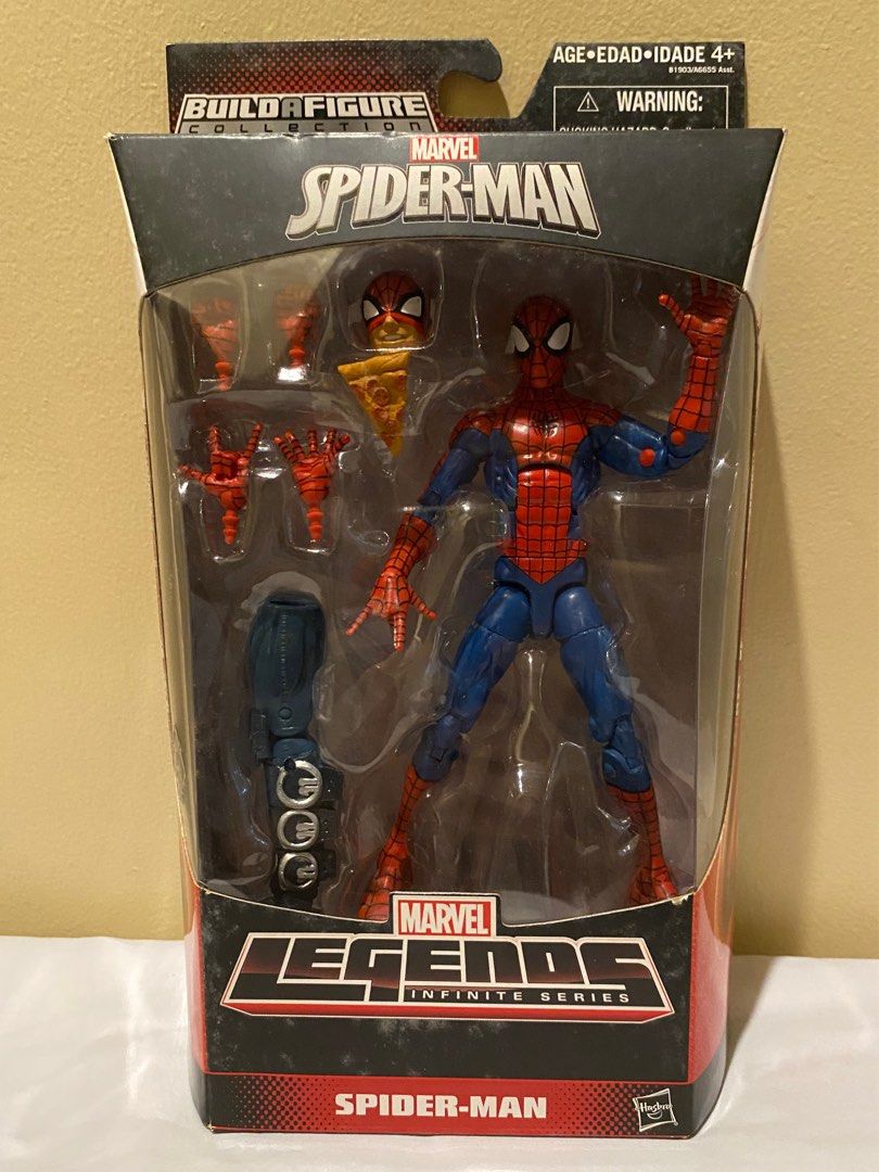 Pizza Spiderman (BIB) 6" MARVEL LEGENDS Hobgoblin BAF wave (Category: Figurines & Statues) located in Quezon City. Submitted by mteph (Listing ID 1304410662, Image 1). Description: Pizza Spiderman 6" Marvel Legends Hobgoblin BAF wave Opened w/ complete accessories (BIB) Payment via Gcash only.