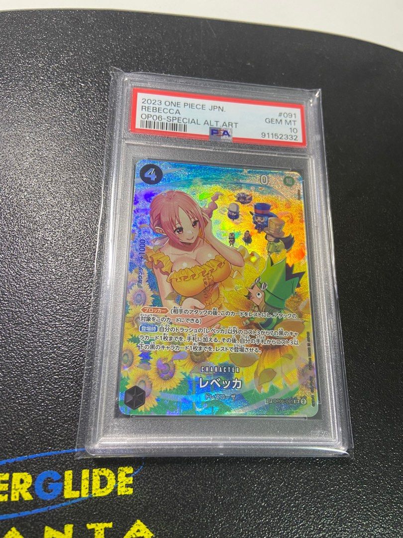 PSA 10 Rebecca OP05-091 Special Alternate Art Wings of the Captain