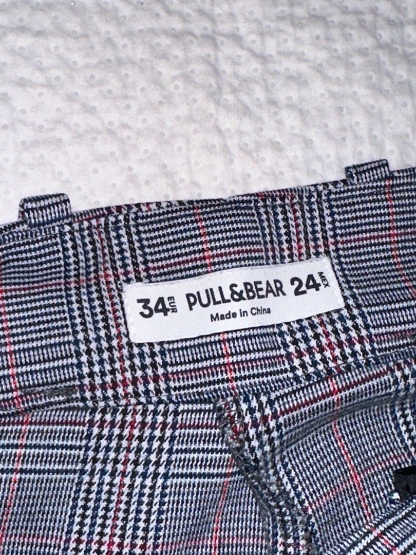 Pull Bear Plaid Pants Women s Fashion Bottoms Other Bottoms on Carousell