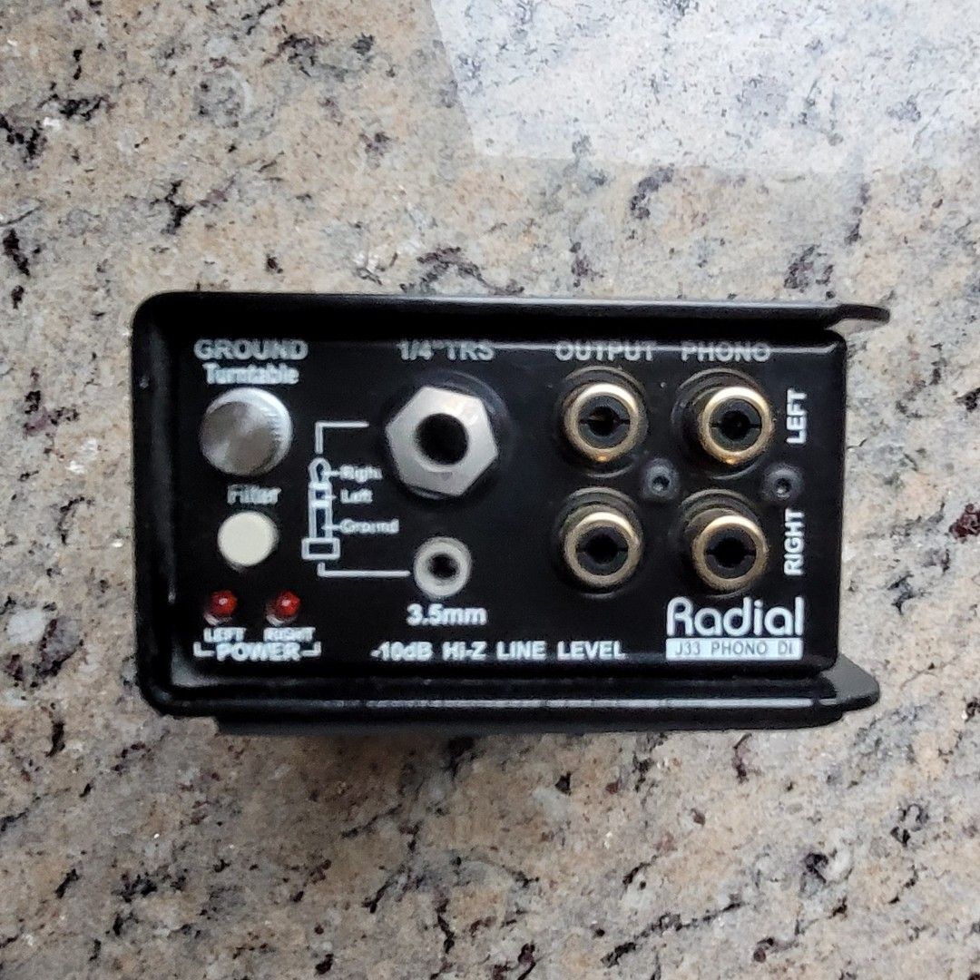 美品　radial J33 フォノイコライザー radial J33 フォノイコライザー 箱付き Amazon.com: Radial J33 2