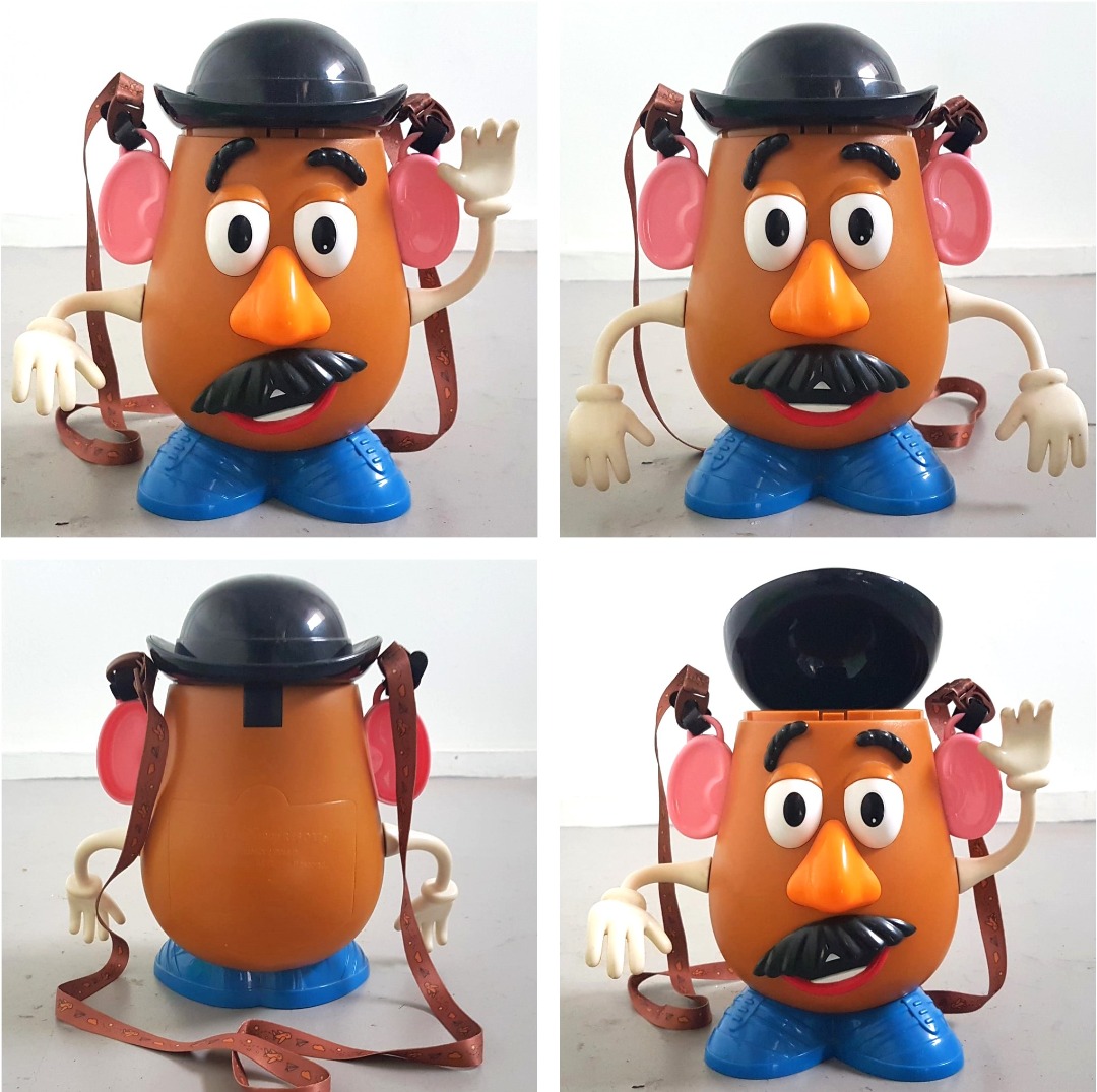 Rare Collectibles Disney Popcorn Bucket Toy Story Mr Potato Head Moveable Parts Tokyo Disney Resorts 2014 Hasbro Pixar 10.5 inches tall Figure Cult Favourite Popcorn Bucket Walt Disney Souvenir Disney...