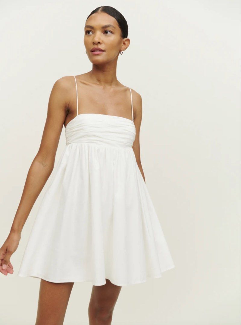 Reformation Catarina Dress White Women s Fashion Dresses Sets Dresses on Carousell