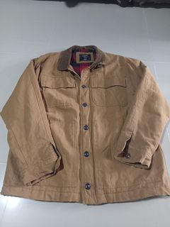RUE21 carhartt style work jacket flannel lined