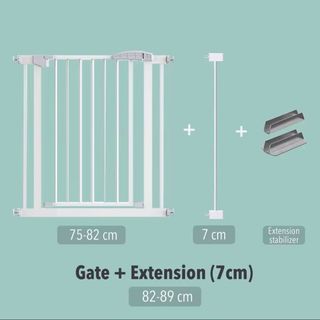 Safety Gate Fence 82-89cm Barrier Guard for Dog Pet Baby Child Stairs Sturdy Adjustable Fence Baby Door Dog Gate Barrier Indoor