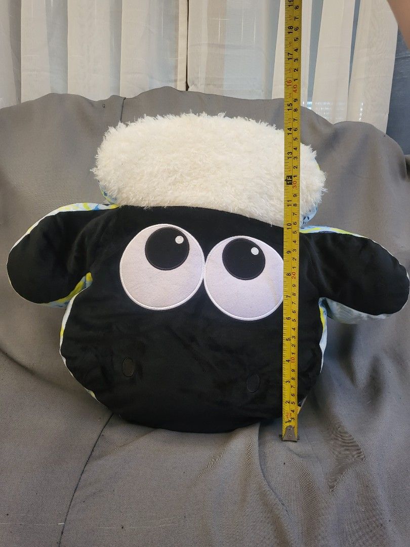 Shaun the Sheep Large Cushion Pillow (Category: Plushies & Soft Toys) located in San Fernando. Submitted by jpmarketplace2023 (Listing ID 1304421967, Image 2). Description: 💚 All items are authentic from Japan. 💛 MOP: GCash (❌️ GCash Protect) 🩵 MOD: LBC only (❌️ S. Checkout, COD, COP) 💙 Meet-up: Vista Mall, San Fernando, Pampanga 💜 All items are on-hand. 🧡 First to pay gets the item first. ❤️ Breakable items are packed with care and caution
