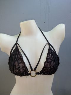 S/M Ann summers sexy black bra padded