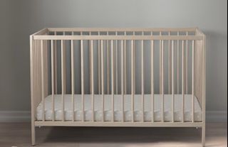 SNIGLAR crib, beech, 60x120 cm