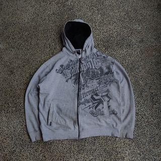 southpole grunge/y2k zip-up hoodie