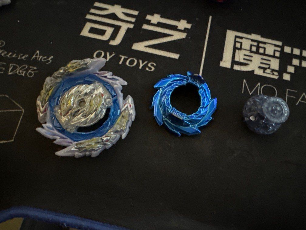 SPECIAL EDITION Guilty Longinus Beyblade Burst (Category: Action & Battle Toys) located in Mandaluyong City. Submitted by gelo_alayon (Listing ID 1304426462, Image 1). Description: for sale blue karma and blue disc payment first thru gcash, malolos area ako and can ship to ncr .