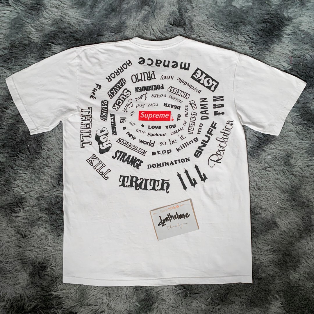 Supreme spiral tee clearance