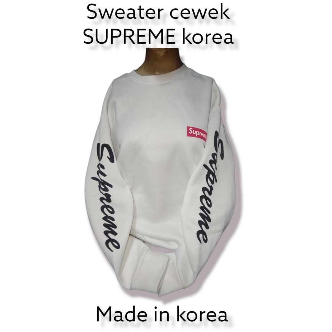 Supreme sweater made in korea xl top