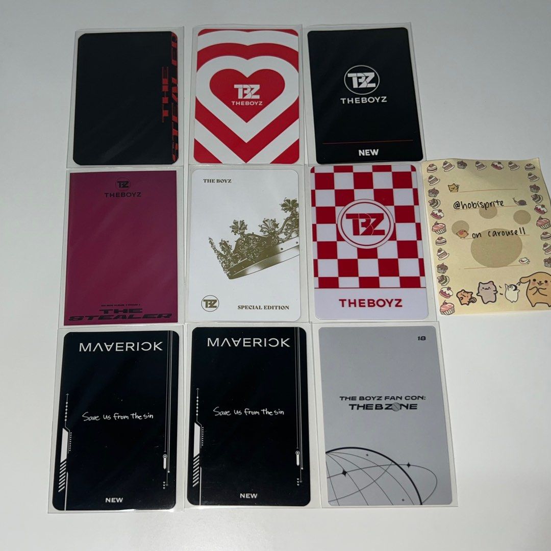 THEBOYZ ニュー トレカ フォト セット THE BOYZ JAPAN OFFICIAL