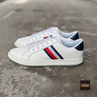 TOMMY HILFIGER ESSENTIAL LEATHER CUPSOLE
