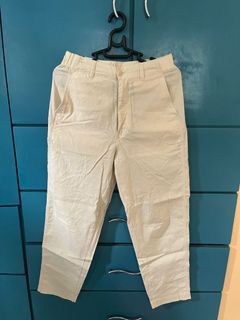 Uniqlo Linen Cotton Tapered Pants