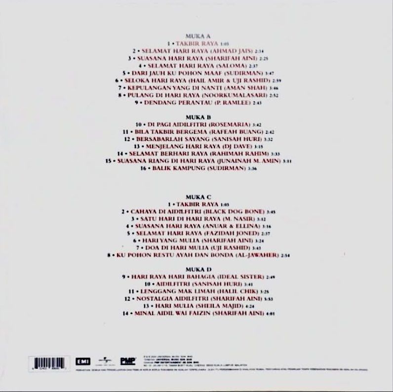 Various Artists - 28 Lagu-Lagu Hari Raya Aidilfitri ( 2LP / Vinyl