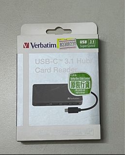 Verbatim Card Reader & Hub64163247873025110