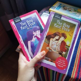 Wattpad books - with freebie! The Boy Next Door (set) with bookmarks