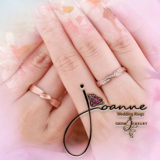 Wedding Ring / Rose Gold Ring  / Diamond Ring  / Couples Ring  / SALE