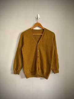 Women’s Vintage Medallion Yellow Knitted Cardigan